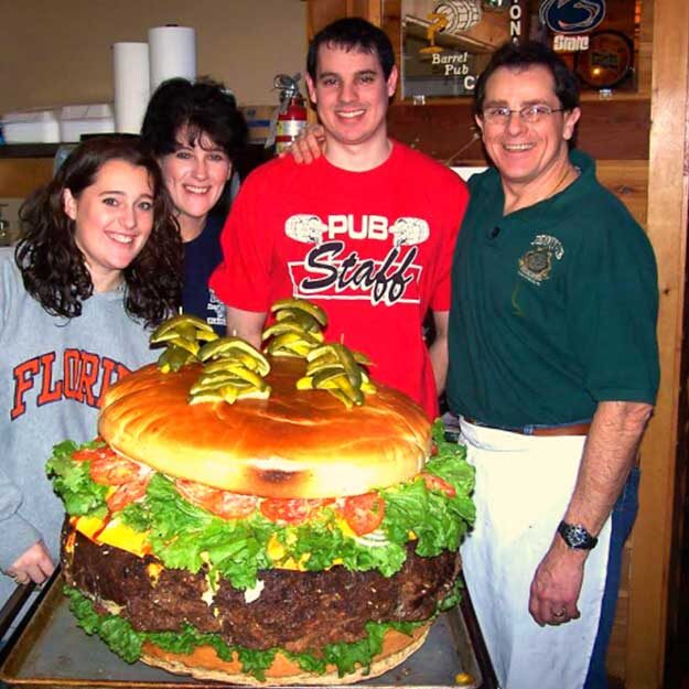  Pa. man defeats 15lb Dennys Burger